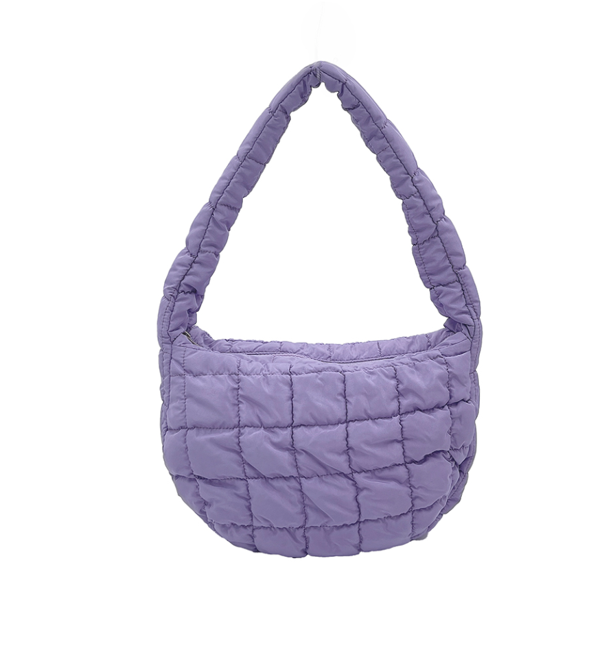 Small Quilted Puffer Shoulder Bag