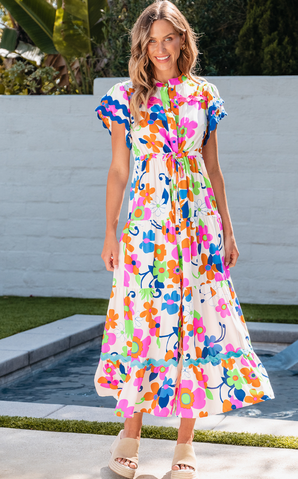 Cute Knee Length Casual Summer Dresses Women's Summer Print Deep V Neck Cotton Beach Midi Dresses ( Cute Knee Length Casual Summer Dresses Women's Summer Print Deep V Neck Cotton Beach Midi Dresses (